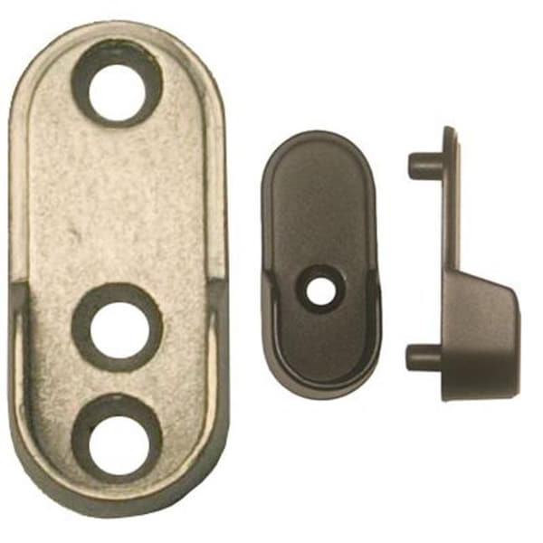 U.S. Futaba US Futaba UF54111 DN 5 mm Flange Oval Closet Rod Supports Peg - Dull Nickel UF54111 DN - main
